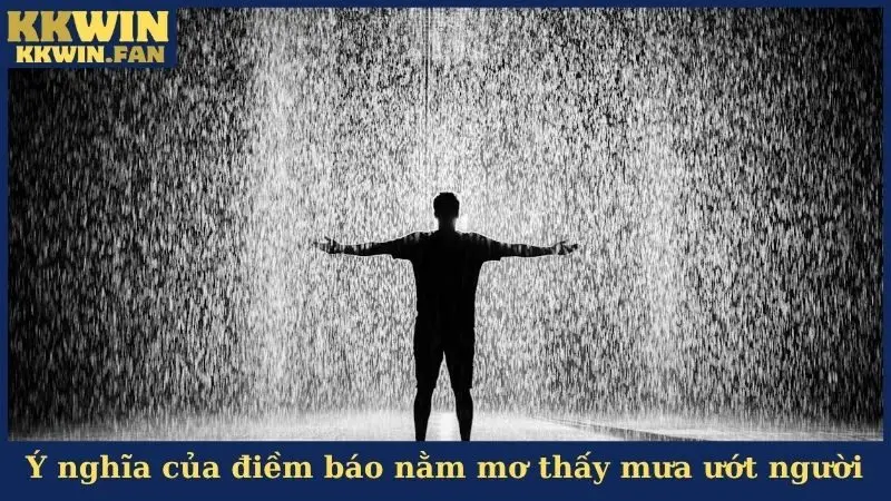 Ý nghĩa của điềm báo nằm mơ thấy mưa ướt người